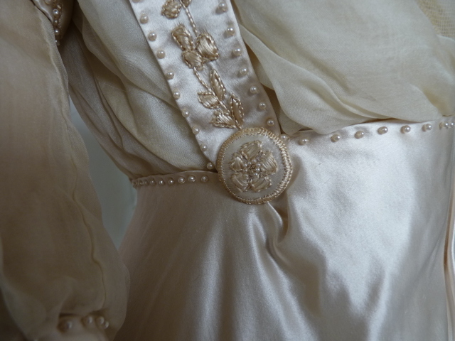 14 antique edwardian wedding dress 1909