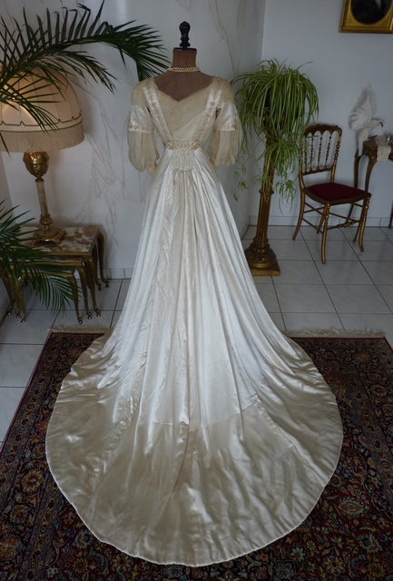 24 edwardianisches Brautkleid 1909