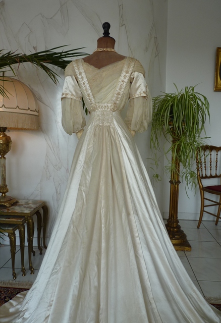 25 edwardianisches Brautkleid 1909