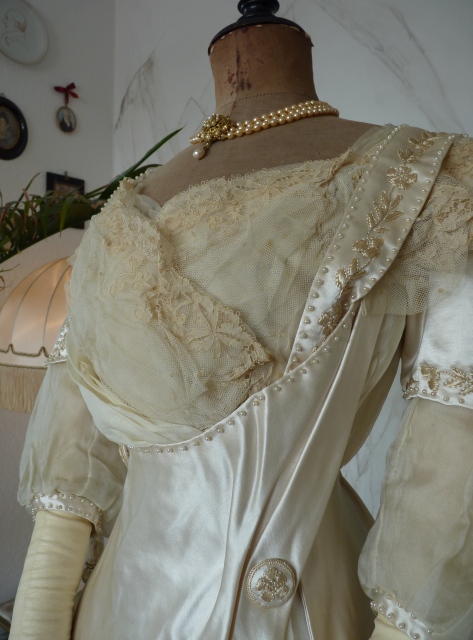 4 antique edwardian wedding dress 1909