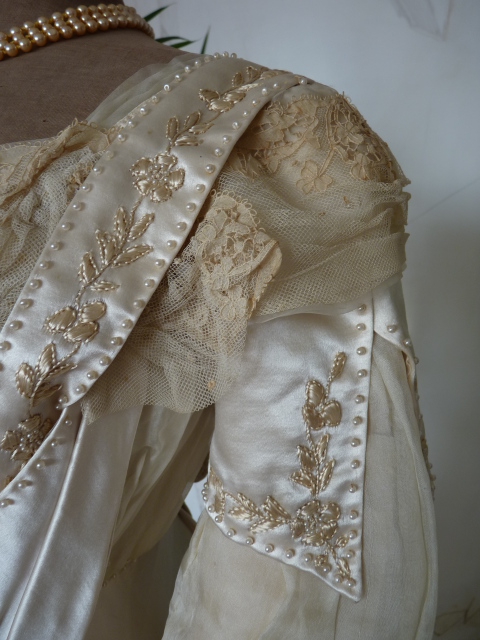 6 antique edwardian wedding dress 1909