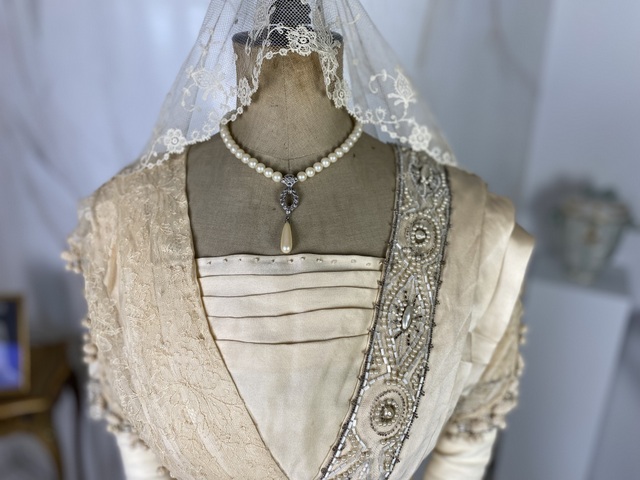 4 antique wedding dress 1910