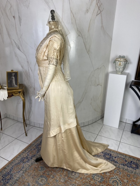 9 antique wedding dress 1910