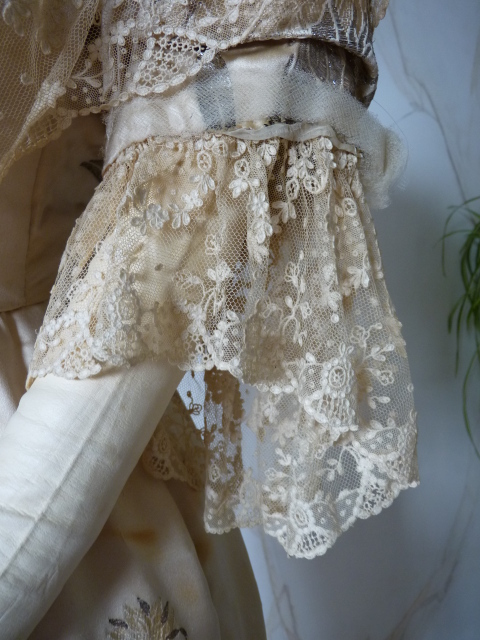 18a antikes Abendkleid Worth 1910