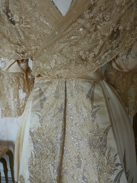 37 antikes Abendkleid Worth 1910