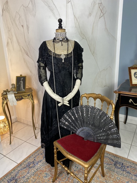 35 antique Grant bros evening dress 1912