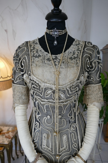 6 antique evening gown 1912