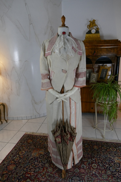 2 antique PLYM Walking dress 1912