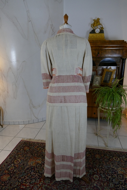 22 antique PLYM Walking dress 1912