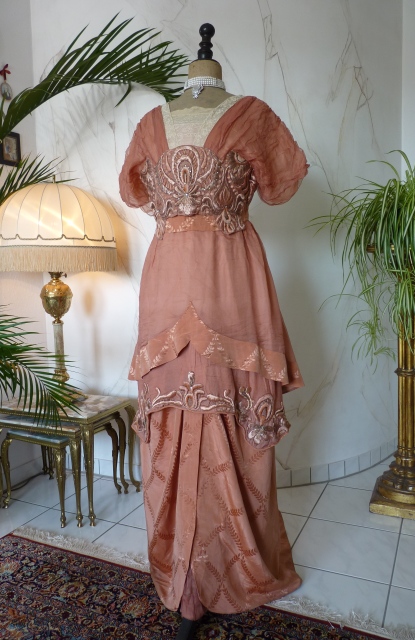 2 antique evening gown 1912