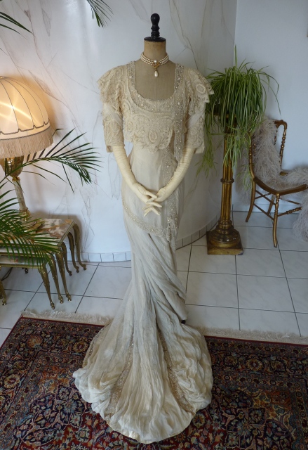 2 antique wedding gown