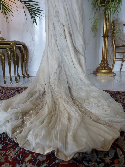 34 antikes Hochzeitskleid 1912