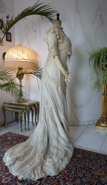 39 antikes Hochzeitskleid 1912