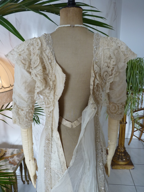 99 antique wedding gown