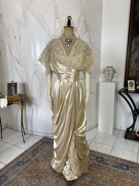 7 antikes Hochzeitskleid 1913