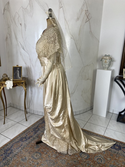 8 antikes Hochzeitskleid 1913