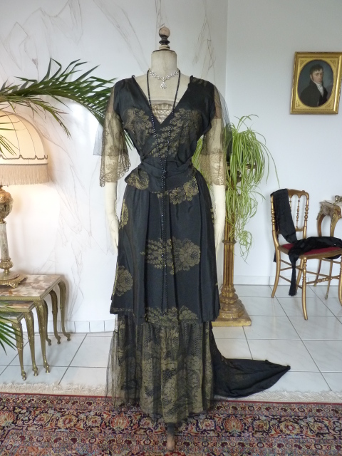 9 antique evening dress 1913
