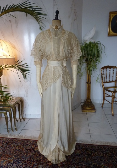 2 antique wedding gown