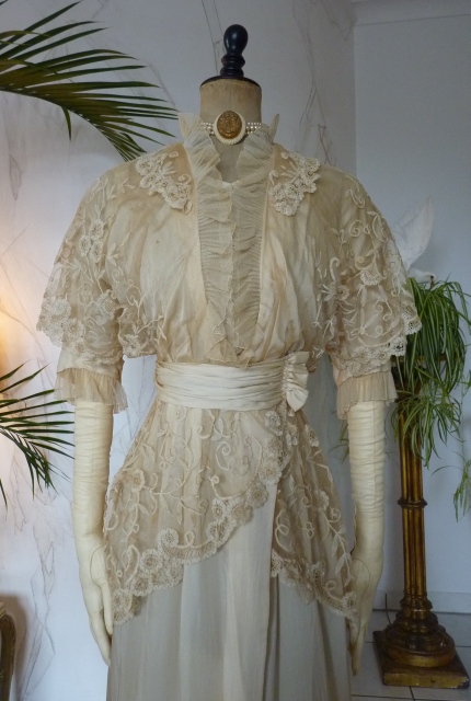 3 antique wedding gown