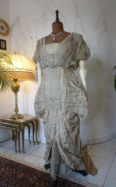 16 antique Maurice Mayer gown 1913