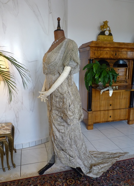 24 antique Maurice Mayer gown 1913