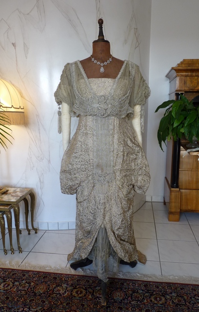 3 antique Maurice Mayer gown 1913