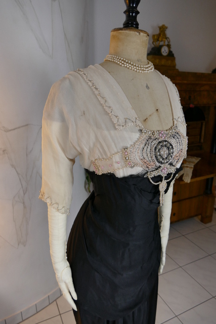 15 antique evening gown Nelmarie 1913