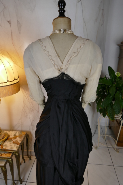 27 antique evening gown Nelmarie 1913