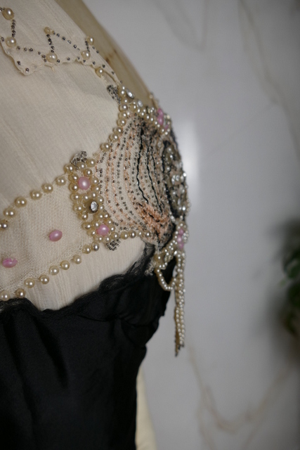 33 antique evening gown Nelmarie 1913
