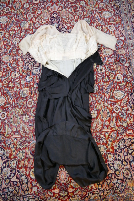 37 antique evening gown Nelmarie 1913