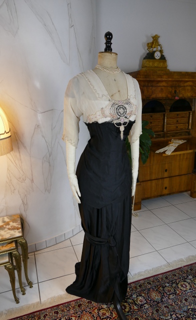 3 antique evening gown Nelmarie 1913