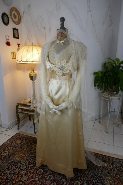 2 antique wedding dress 1915