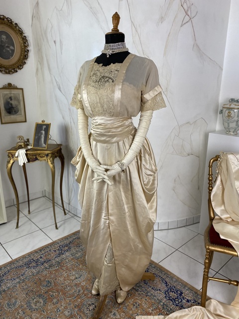 10 antique LUCILE wedding dress 1915