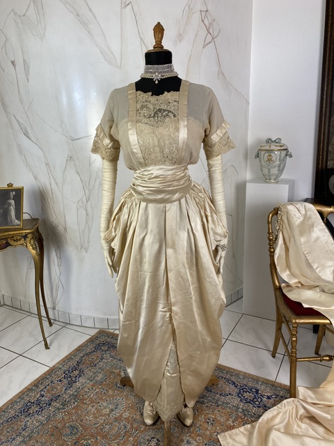 11 antique LUCILE wedding dress 1915