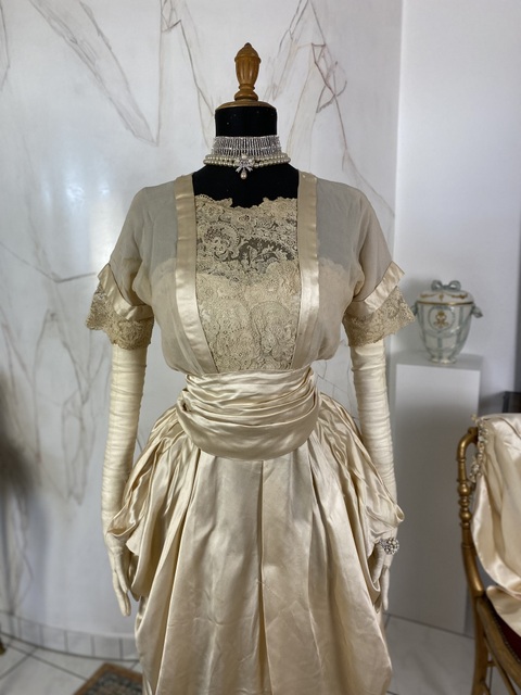 12 antique LUCILE wedding dress 1915