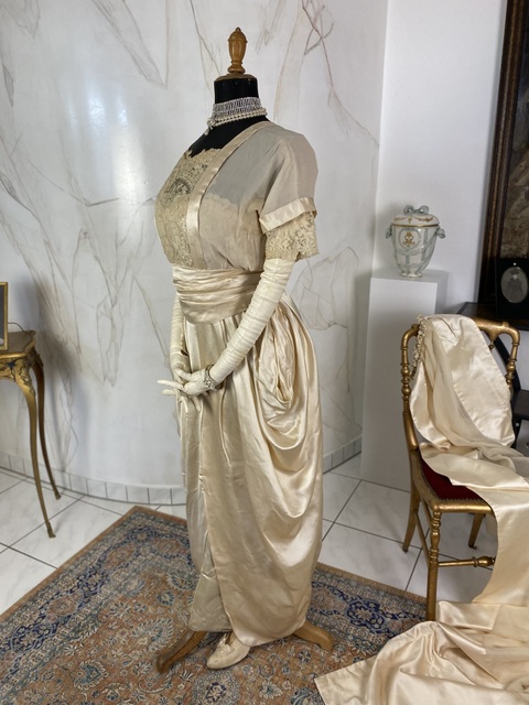 19 antique LUCILE wedding dress 1915