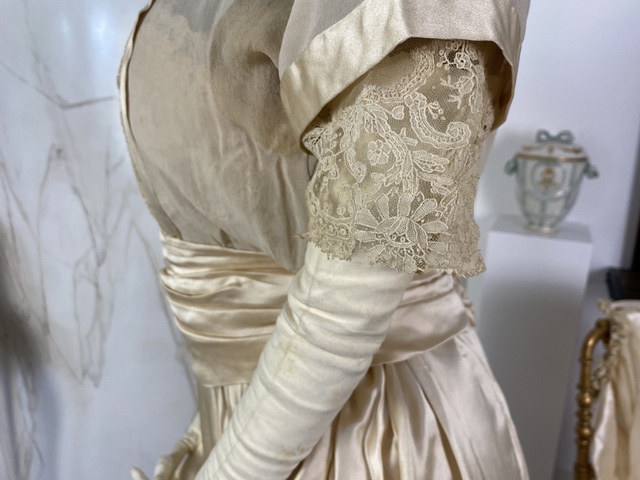 21 antique LUCILE wedding dress 1915