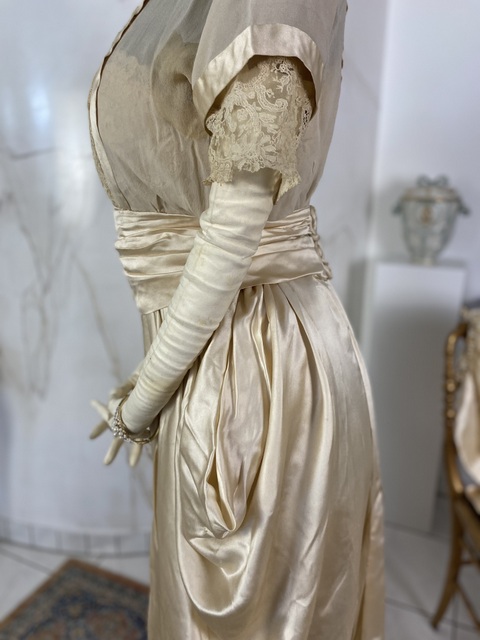 22 antique LUCILE wedding dress 1915