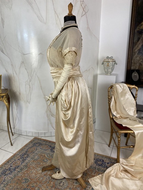 23 antique LUCILE wedding dress 1915