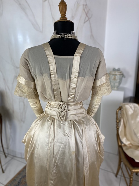 24 antique LUCILE wedding dress 1915