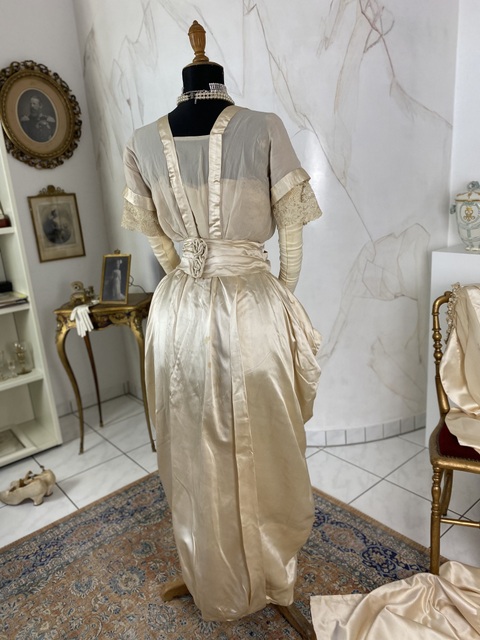 32 antique LUCILE wedding dress 1915
