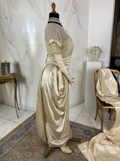 32 antique LUCILE wedding dress 1915