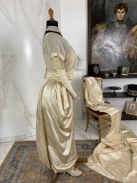 36 antique LUCILE wedding dress 1915