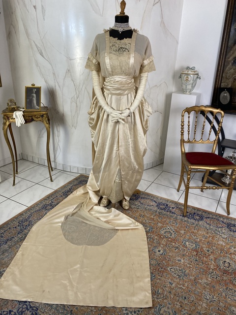 41 antique LUCILE wedding dress 1915