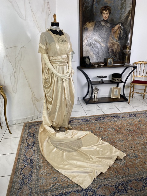 43 antique LUCILE wedding dress 1915