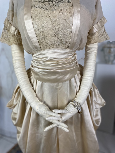 5 antique LUCILE wedding dress 1915