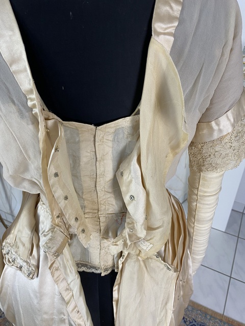 79 antique LUCILE wedding dress 1915