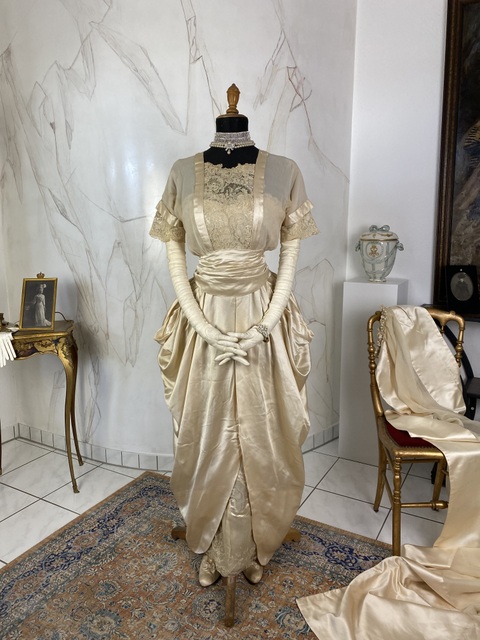 antique LUCILE wedding dress 1915