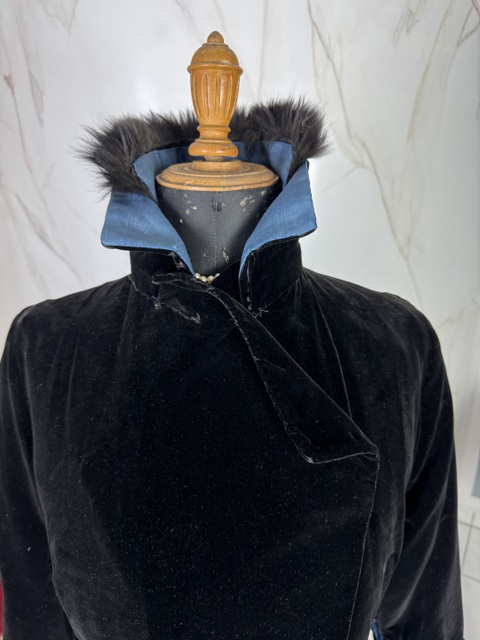 3 antique velvet coat 1915