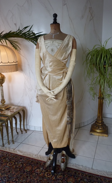 2 antique evening Dress 1919